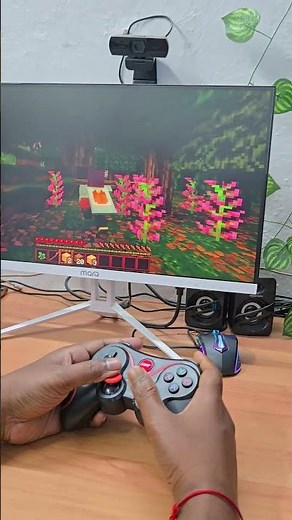 wireless controller se game Play Minecraft PC me Part - 7