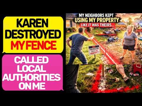 My Neighbors Kept Using My Property Like It Was Theirs… Karen You Didn’t Expect What Happened Next