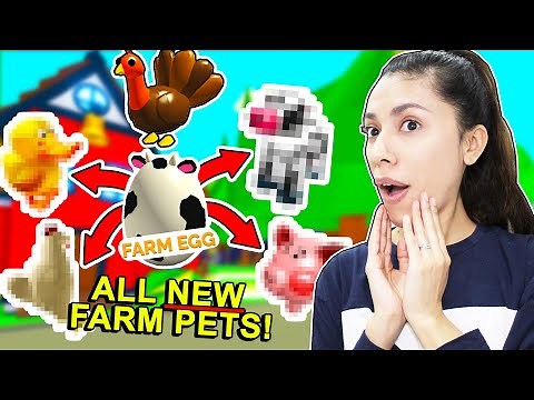ALL the NEW FARM PETS in ADOPT ME! ( Roblox Adopt Me LEAKS and UPDATE! )