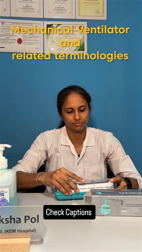 Entity Physio Lab on Instagram: "➡️FiO2 (Fraction of Inspired Oxygen): Percentage of oxygen delivered (21-100%). ➡️Tidal Volume (VT): Volume of air per breath (e.g., 500 mL). ➡️Respiratory Rate (RR/F): Breaths per minute (e.g., 12-20). ➡️Minute Ventilation (VE/ MV): Total air inhaled and exhaled per minute (VT x RR). ➡️Inspiratory Time (I-Time)/Expiratory Time (E-Time) ➡️I:E Ratio: How long inspiration and expiration take. ➡️PEEP (Positive End-Expiratory Pressure): Pressure left in lungs at end 