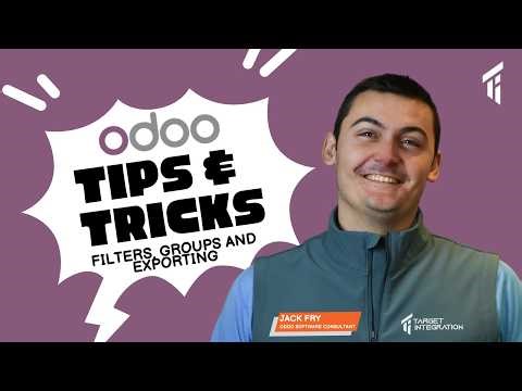 Odoo Tips & Tricks #3 – Filters, groups and exporting 📊