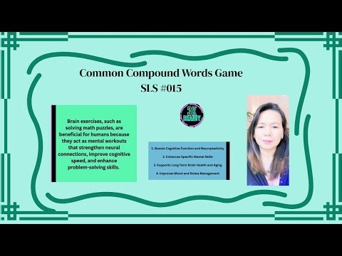 Common Compound Words Game SLS 015 #015 #3kBrandy #words #intelligence #evaluate #IQ #test #fyi