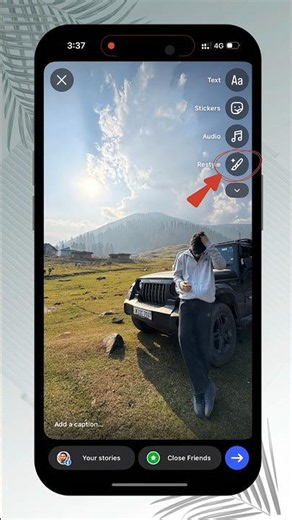 How to Generate AI Photos Using Instagram Story? 🤖 | New Restyle Feature
