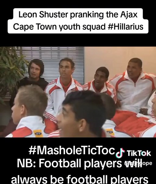 Leon Shuster Pranks Ajax Cape Town Youth Squad