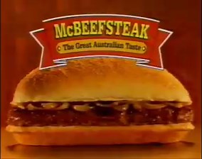 18K views · 168 reactions | Still the only Macca's burger I truly loved... the McBeefsteak. This commercial hails back to 1993, performed by legendary Aussie country artist, Lee Kernaghan. | Classic Australian TV ads | Facebook