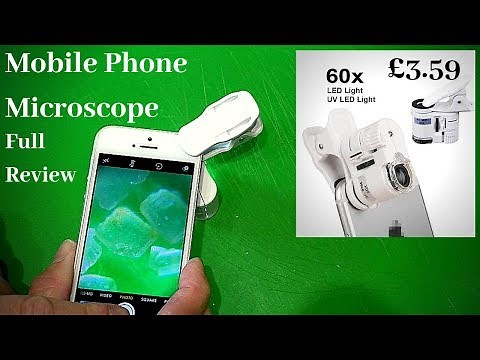 Turn your iphone or smart phone into a powerful microscope. REALLY WORKS !