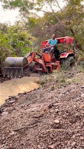 Tractor mini backhoe jcb || #automobile #machinerychannel #farming #shortsfeed #youtubeshorts