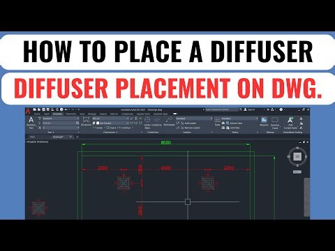 Diffuser Placement on HVAC drawing ‪@hvactutorial‬ #hvac