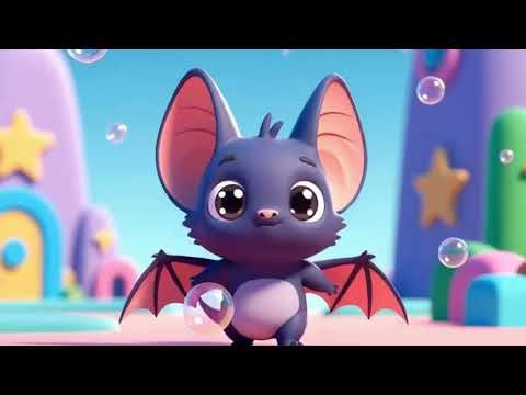 Cute Baby Bat Song with Actions | Bounce Jump Flap for Toddlers