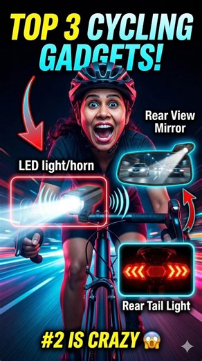 Top 3 Amazing Cycle Gadgets 😱 #shorts