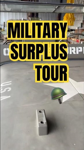 MILITARY SURPLUS Tour! Army Surplus Stores Are So AWESOME!