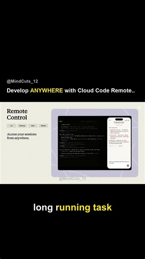 claude Code Remote Control: Develop ANYWHERE #shorts