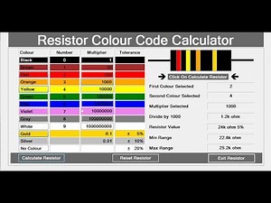 How to Create Resistor Colour Code Calculator in C#