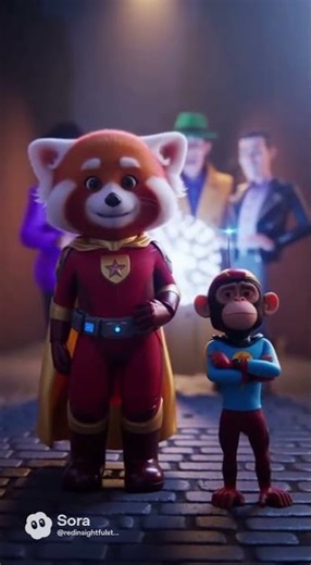 Red Panda AI Short: The Power of Vocabulary #redpanda #wordgirl #sora #sora2