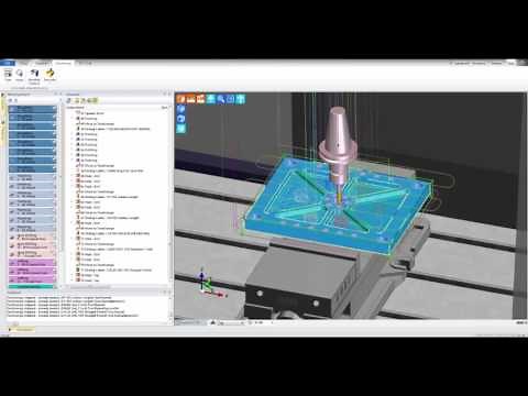 5. Edgecam Test Drive Milling Tutorial - Step 4 - Machining