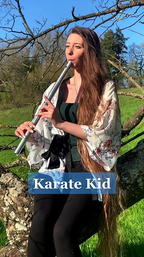 My favourite theme from the original Karate Kid, but played on the low D whistle 🎶 Extra points if you can tell me which scene it’s from! 🙇‍♀️ #tinwhistle #irishwhistle #nature #karatekid #cobrakai #foryou #foryoupage #fyp #movietheme