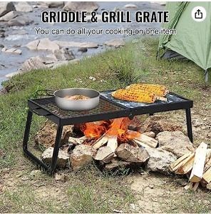 [Hot Item] Outdoor Fire Grill for Cookware Frying Pans Skillets and Pots, for Cooking