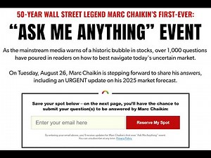 Marc Chaikin Ask Me Anything:Shocking Market Prediction 2025