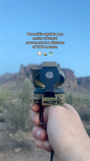 Super basic explanation of mils. #compass #cammenga #landnavigation