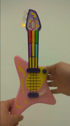 Little Tikes Pop Tunes Big Rocker Guitar ~ 5 Songs ~ Guitar Sounds + Lights