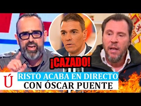 Risto corners Óscar Puente and ends up giving himself away live on air! He goes off script, bring...