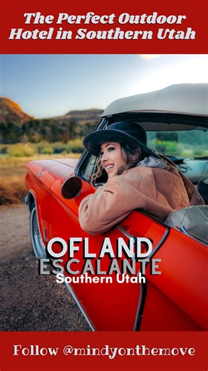 A perfect outdoor hotel in Southern Utah 😍👇🏻AD 📌 𝘚𝘢𝘷𝘦 𝘧𝘰𝘳 𝘺𝘰𝘶𝘳 𝘧𝘶𝘵𝘶𝘳𝘦 𝘚𝘰𝘶𝘵𝘩𝘦𝘳𝘯 𝘜𝘵𝘢𝘩 𝘵𝘳𝘢𝘷𝘦𝘭𝘴 𝘢𝘯𝘥 𝘴𝘩𝘢𝘳𝘦 𝘸𝘪𝘵𝘩 𝘺𝘰𝘶𝘳 𝘣𝘦𝘴𝘵 𝘢𝘥𝘷𝘦𝘯𝘵𝘶𝘳𝘦 𝘱𝘢𝘭𝘴! 📍Ofland Escalante - @oflandhotels partner Not only is this super unique stay close to SO many epic Utah adventures, but it’s also chock-full of incredible amenities ⤵️ Here are just a few that I absolutely fell in love with: 🍿A vintage car drive-in movie (where they show a different, classic