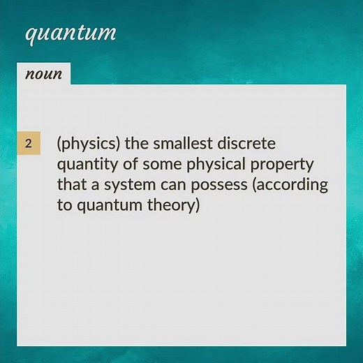 Quantum | meaning of Quantum