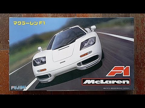 Fujimi 1/24 McLaren F1 | Plastic Model Kit Unboxing