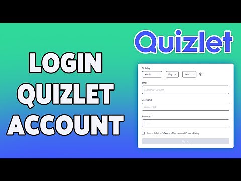 Quizlet Account Login Guide 2023 | Quizlet Sign In | Quizlet.com