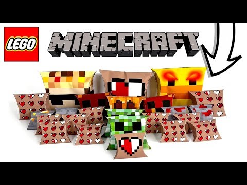 LEGO MINECRAFT RANDOM Blind Bags Minifigures 25+ Pack Opening!