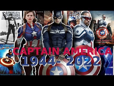 Captain America All Movies (1944-2024) | Evolution Of Captain America
