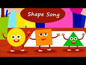 Shape Song - Let's Sing and Learn the Basic Shapes | Kiddopia Nursery Rhymes