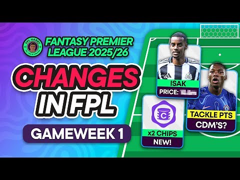 HUGE FPL RULE CHANGES 😮 Double Chips 🍟 & Defensive Points | Fantasy Premier League Tips 2025/26