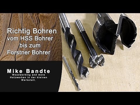 Richtig bohren. Geschwindigkeiten und co. BASISWISSEN Holz; Drilling in wood Basic´s.