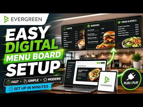 Connecting Your Digital Menu Board Software: Step by Step Setup