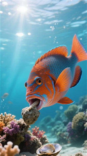 Fish Use Tools Too! 🐟🪨