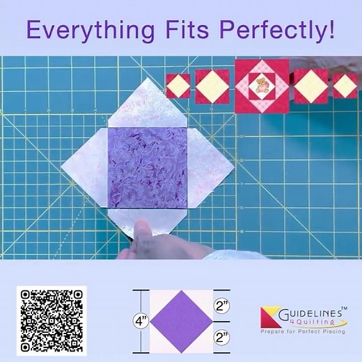 Make This Quilt Block Any Size Using Just 1 Measurement❗