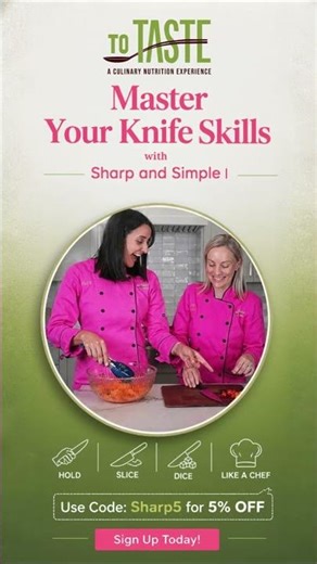 Struggling to hold a knife? Join Sharp and Simple I | Online Knife Skill Course