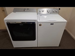Maytag Washer and Electric Dryer Set Demo