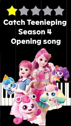 Catch Teenieping Season 4 Opening song 🎹《Piano Tutorial》