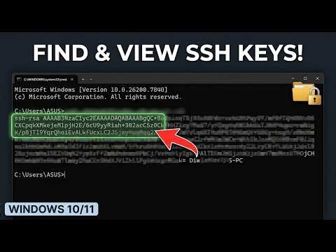 Where are my SSH Keys? How to Access & Copy SSH Keys in Windows?