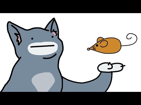 Procrastination Explained with a Cat and Mouse