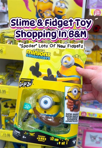 Let’s Go Shopping For New Slime & Fidget Toys In B&M and spoiler alert their are loads of new fidget toys! I did forget to film on my phone a few of the items but have got them for a longer video that I’ll try and post in the next few days keep an eye on my story! But anyway they have my favourite ever slime from B&M back in stock, I last filmed it like 2 maybe 3 years ago. They had a tonne of new GUI GUI slimes including the Deamon hunters ones and the keychains. There was a stunning glow in th