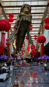 7K views · 222 reactions | The lobby of the Aria hotel decorated for the Lunar New Year! | Explore Vegas | Facebook