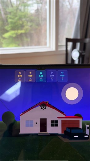 Home Assistant 3D Home in action