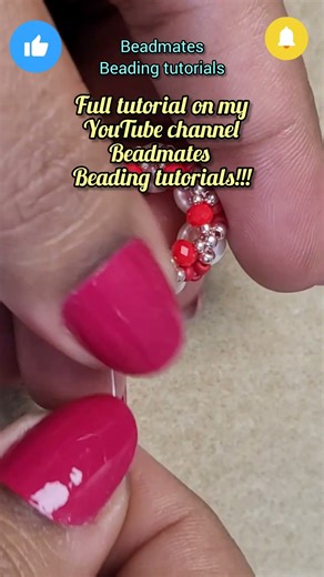 You CAN make gorgeous beaded ornaments quickly!Tutorial @beadmates446 #beadingtutorials#diy#gift