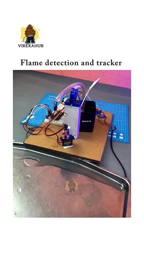 VIREXAHUB ™ | In this innovative 7-second video created by VIREXAHUB, we see a highly functional Flame Detection and Tracker system in action. The video... | Instagram