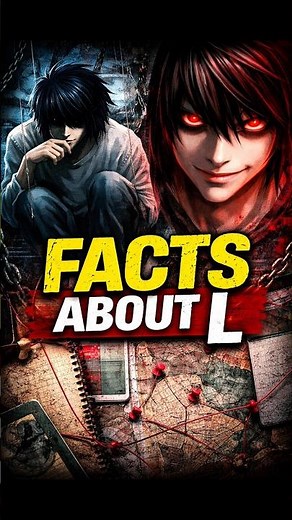 Unknown Facts About L 🤯| Death Note #anime #otaku