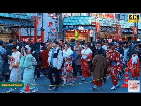 4K HDR Japan travel 2026 | New Year’s Day Walk in Asakusa Tokyo | Relaxing Natural City ambience