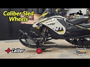 Caliber Front Sled Wheels | Roll Your Snowmobile Around Easily | Install and Demo